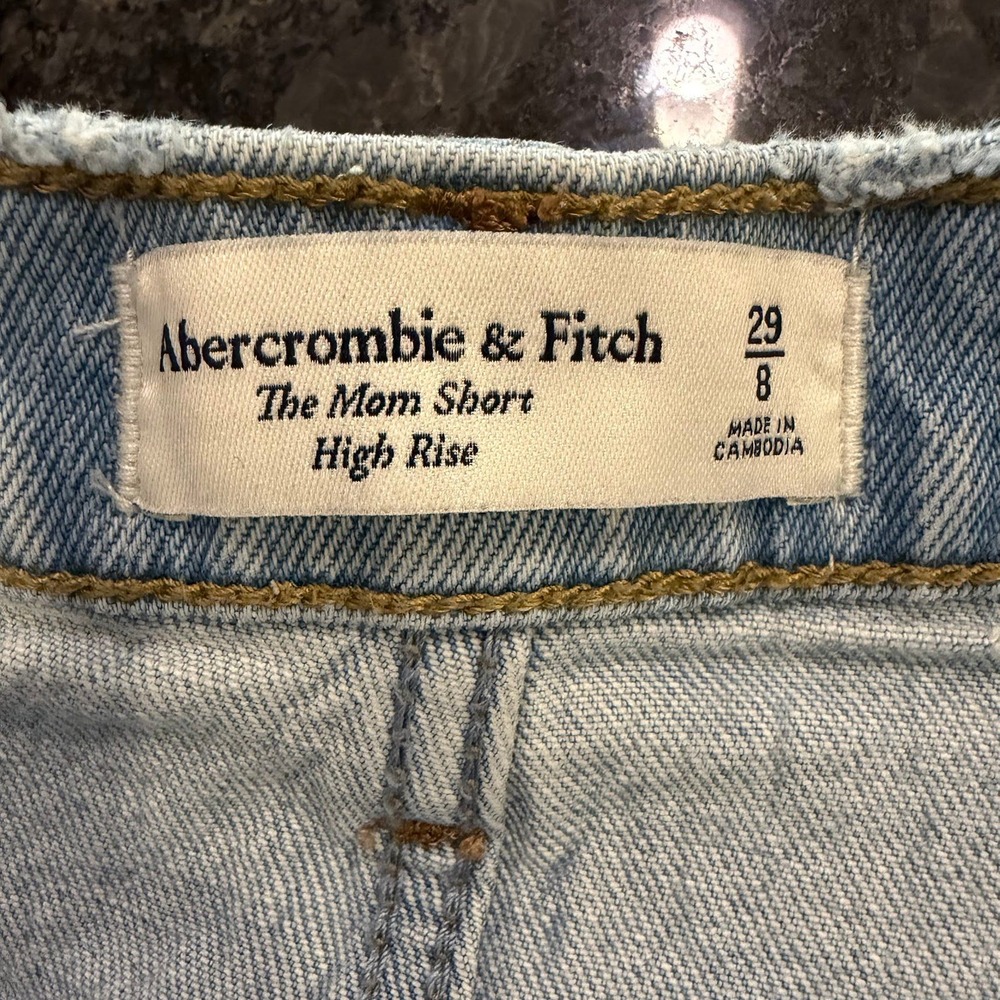 Abercrombie & Fitch The Mom Shorts High Rise Size 29/8‎ - Picture 3 of 3